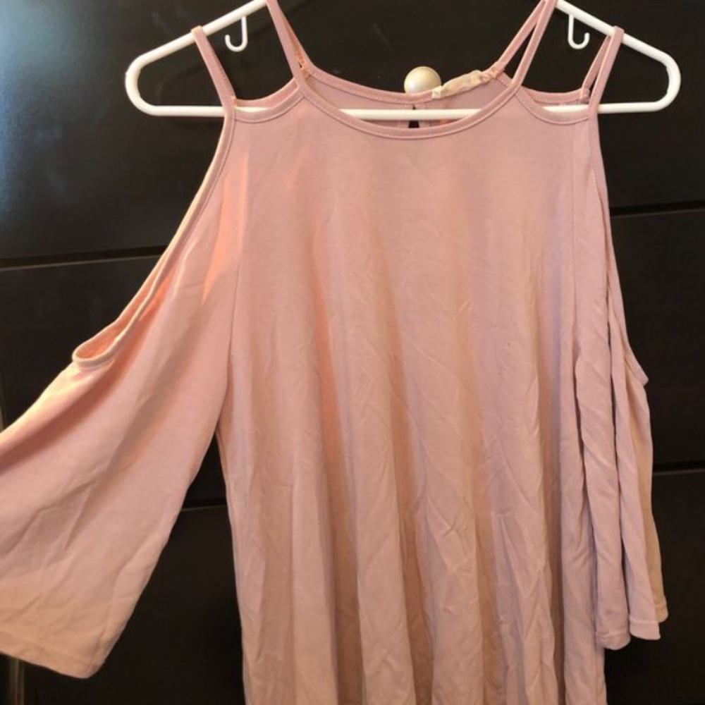 Pink off the shoulder top